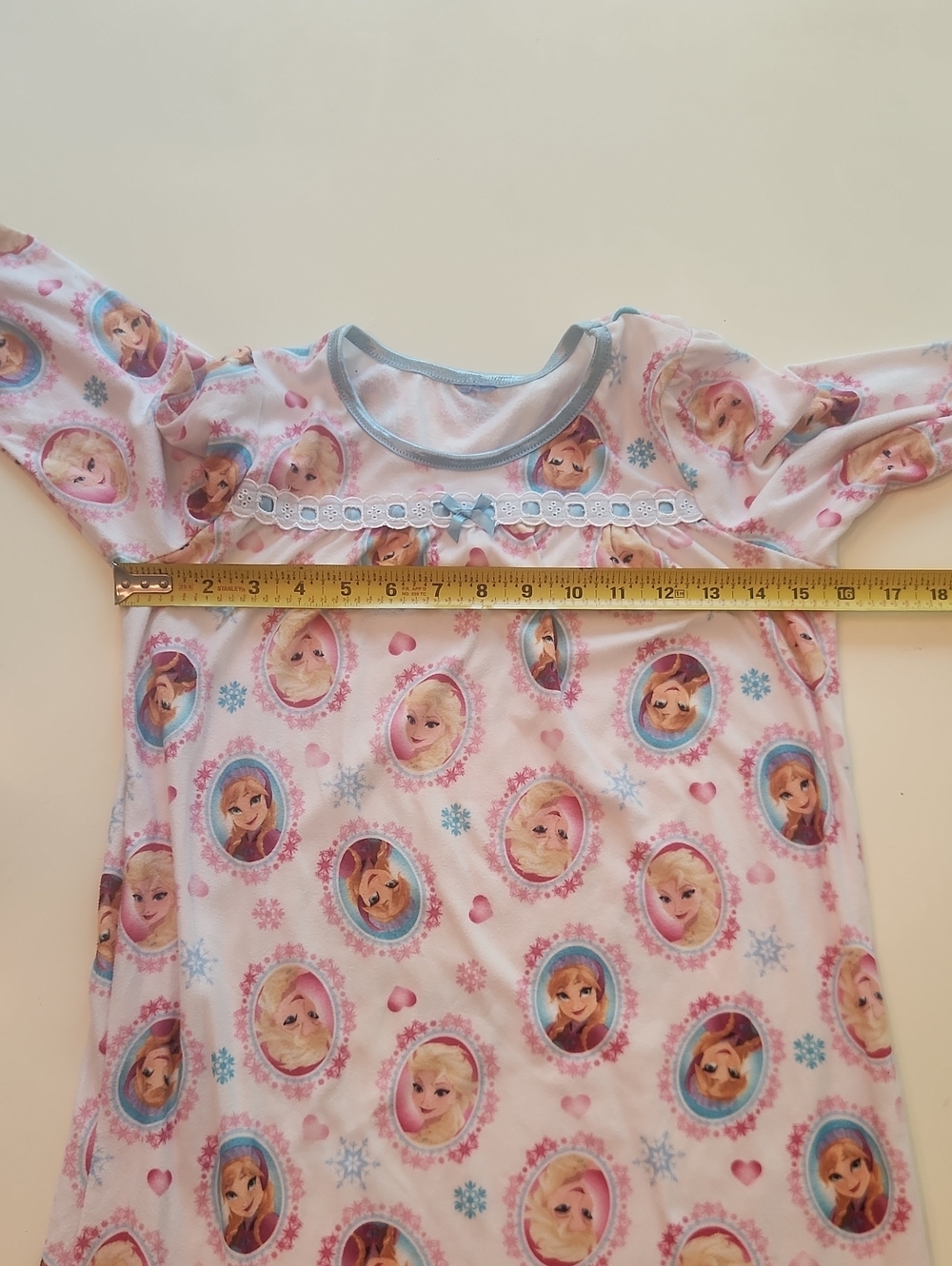 Disney Princess Frozen Flannel Nightgown Medium - Picture 5 of 6